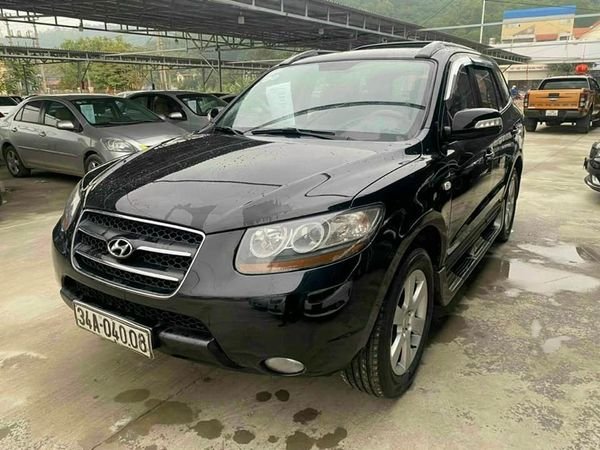 Hyundai Santa Fe MLX 2008 - Cần bán Hyundai Santa Fe MLX năm sản xuất 2008, màu đen