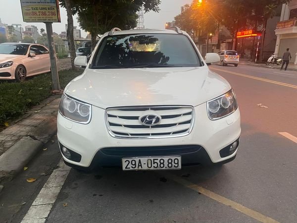 Hyundai Santa Fe SLX 2010 - Cần bán lại xe Hyundai Santa Fe SLX năm sản xuất 2010, màu trắng