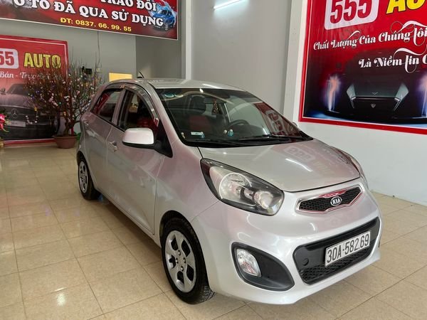 Kia Morning 1.1MT 2015 - Cần bán xe Kia Morning 1.1MT năm sản xuất 2015, màu bạc  