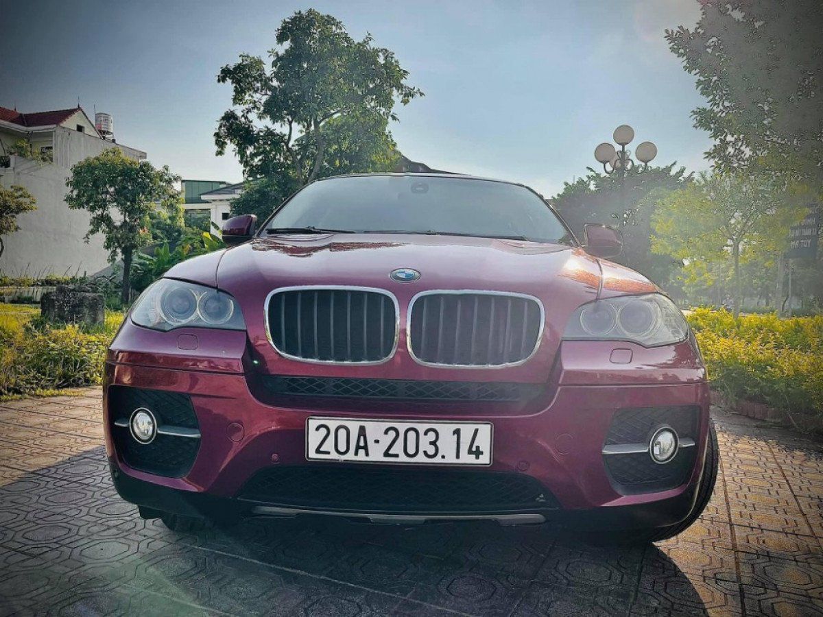 BMW X6   3.0 2008 - Cần bán lại xe BMW X6 3.0 sản xuất năm 2008, màu đỏ, nhập khẩu nguyên chiếc, giá tốt