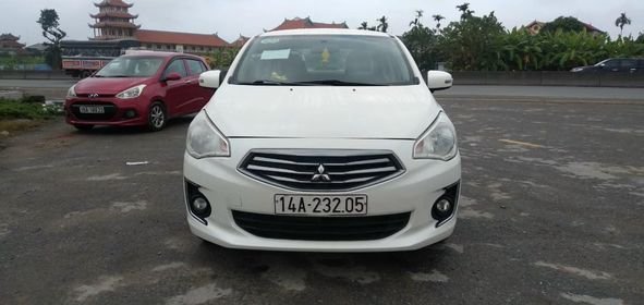 Mitsubishi Attrage 1.2AT 2016 - Cần bán Mitsubishi Attrage 1.2AT sản xuất 2016, màu trắng, nhập khẩu nguyên chiếc