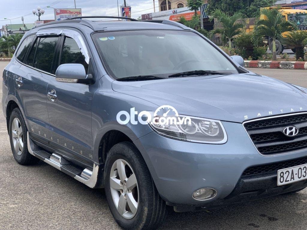 Hyundai Santa Fe 2008 - Cần bán lại xe Hyundai Santa Fe GLS 2.7MT sản xuất 2008, màu xanh lam