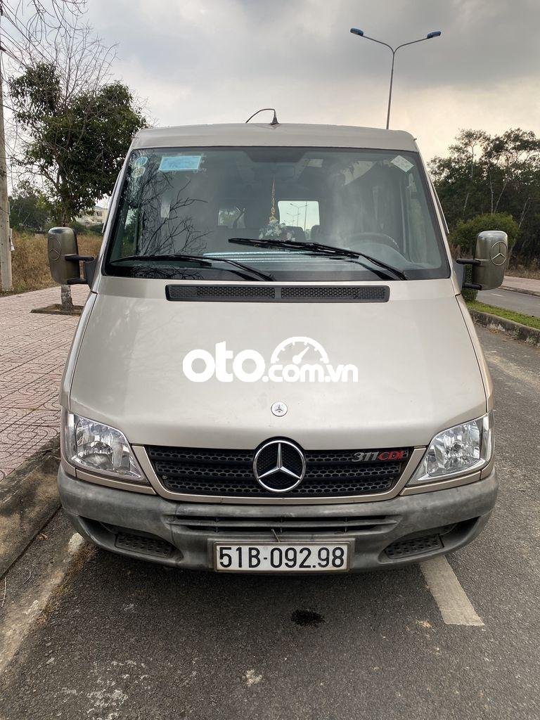 Mercedes-Benz Sprinter   2007 - Bán Mercedes Sprinter MT sản xuất 2007, màu bạc