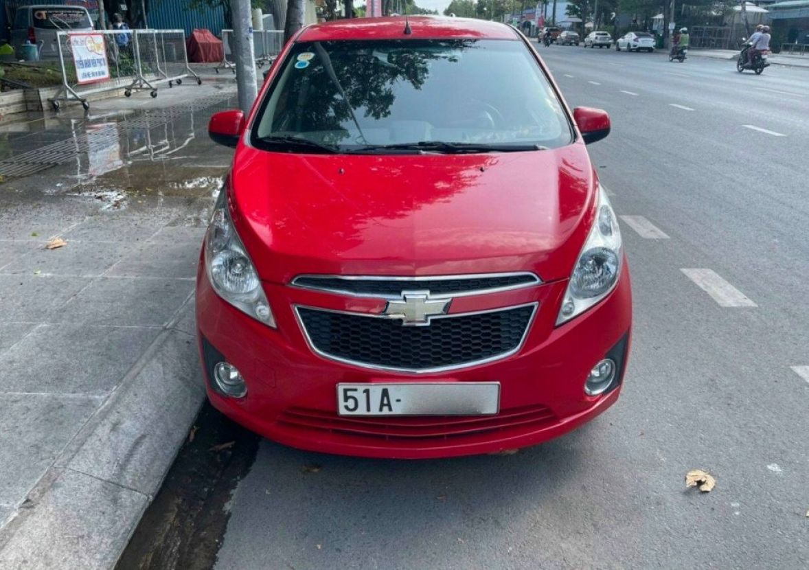 Chevrolet Spark   LT  2012 - Bán Chevrolet Spark LT năm 2012, màu đỏ như mới, 166 triệu