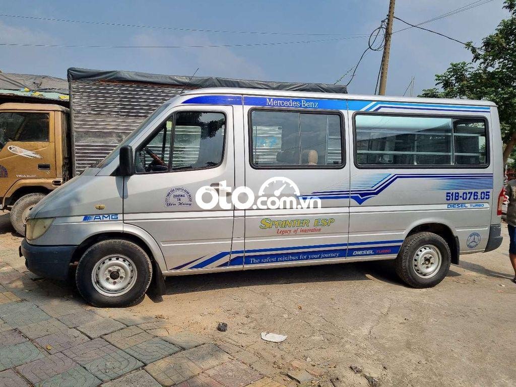 Mercedes-Benz Sprinter    2007 - Bán Mercedes Sprinter năm sản xuất 2007, màu bạc