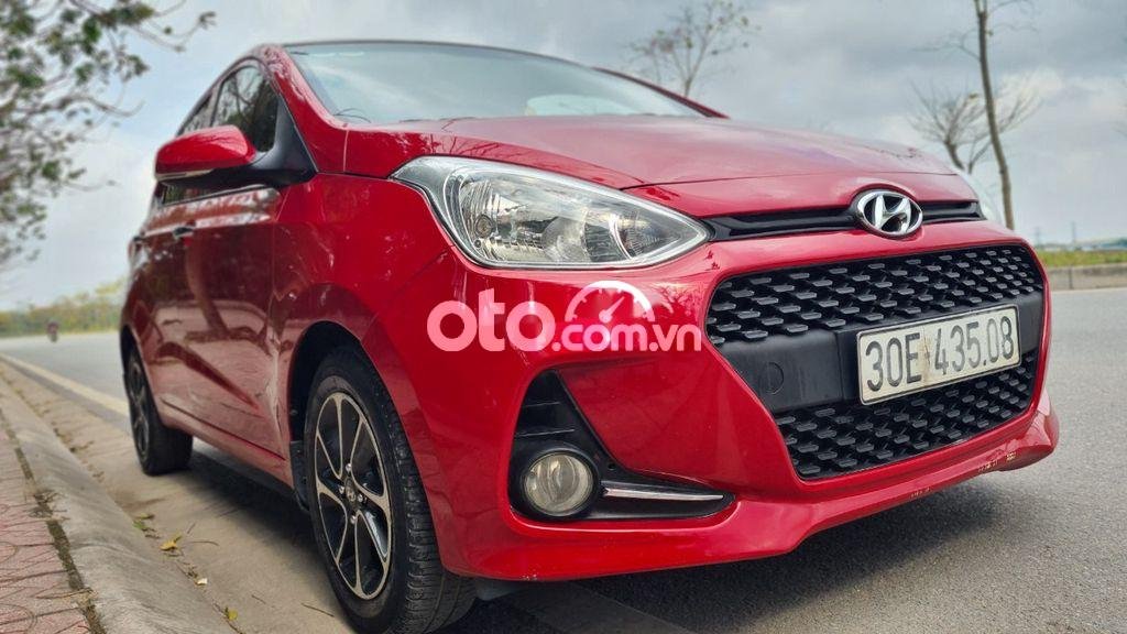 Hyundai Grand i10   1.0 MT 2017 - Bán ô tô Hyundai Grand i10 1.0 MT năm sản xuất 2017, màu đỏ, xe nhập 