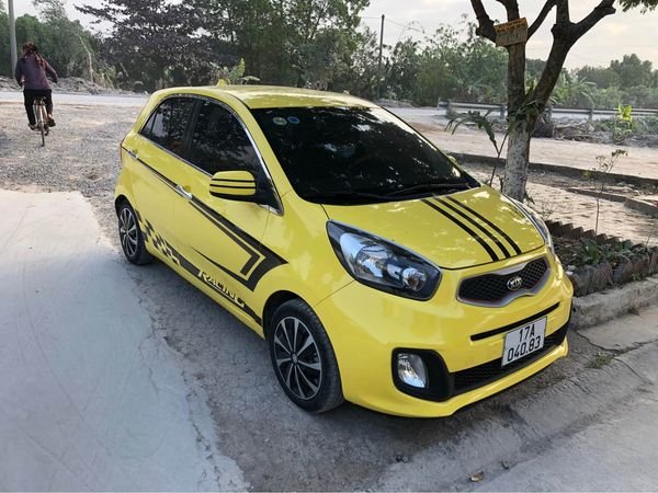 Kia Morning MT 2015 - Cần bán xe Kia Morning MT năm sản xuất 2015, màu vàng, giá chỉ 175 triệu