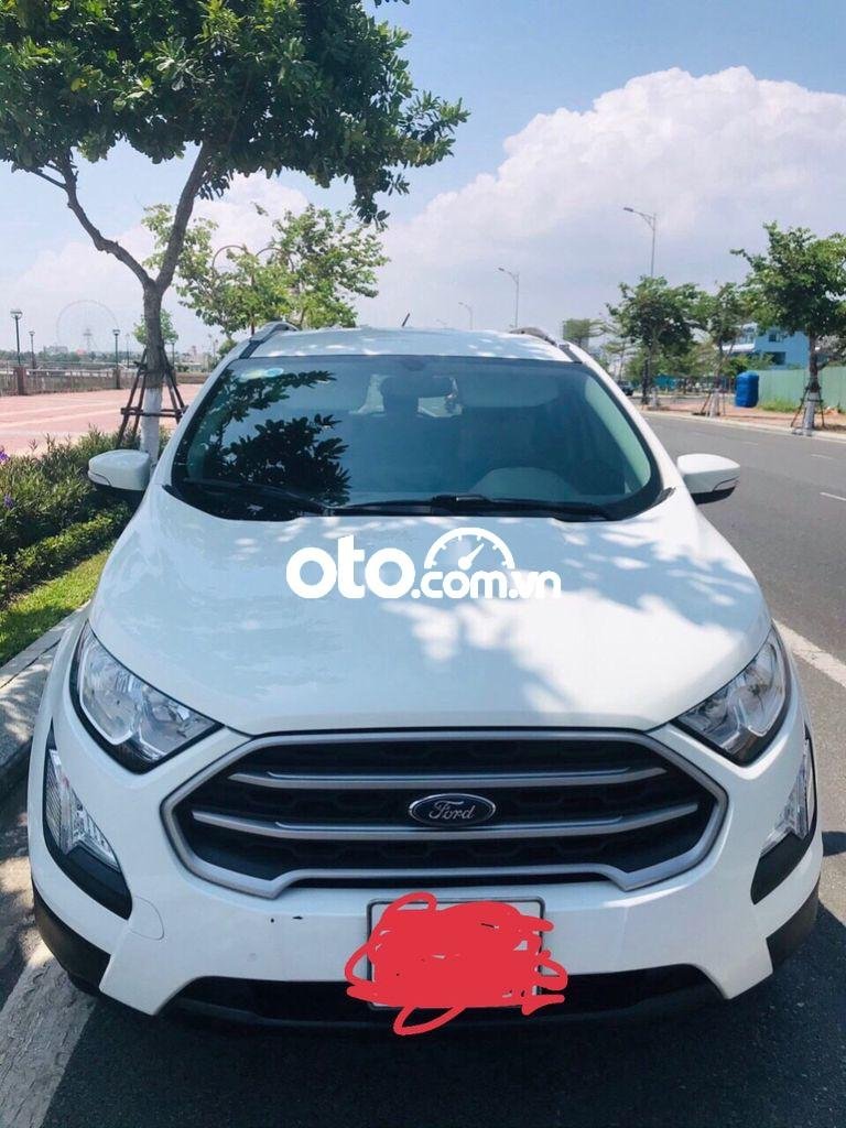 Ford EcoSport AT 2018 - Bán xe Ford EcoSport AT năm 2018, màu trắng xe gia đình