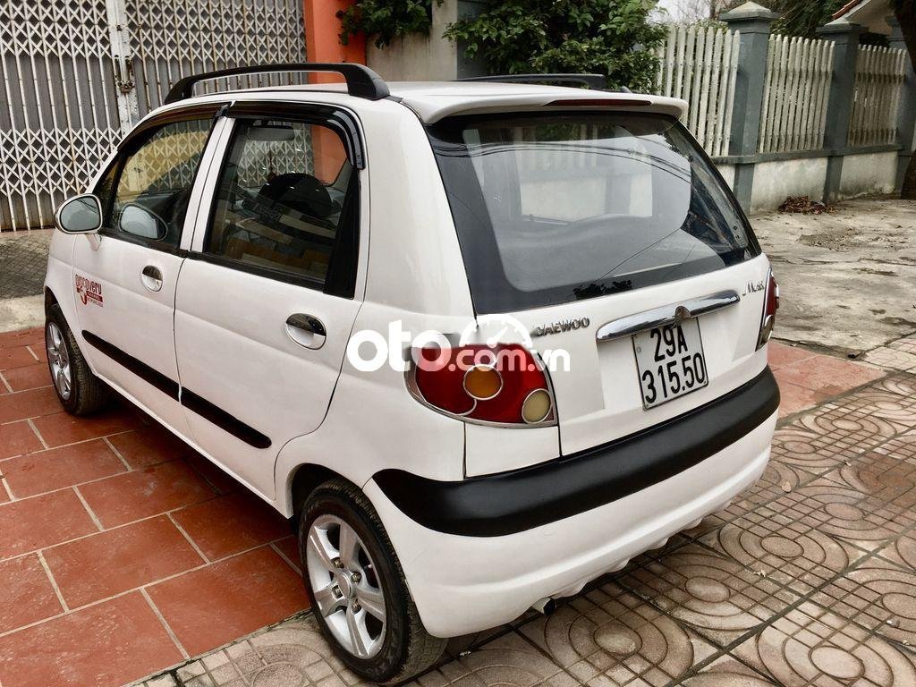 Daewoo Matiz SE 2007 - Cần bán xe Daewoo Matiz SE sản xuất 2007, màu trắng xe gia đình 