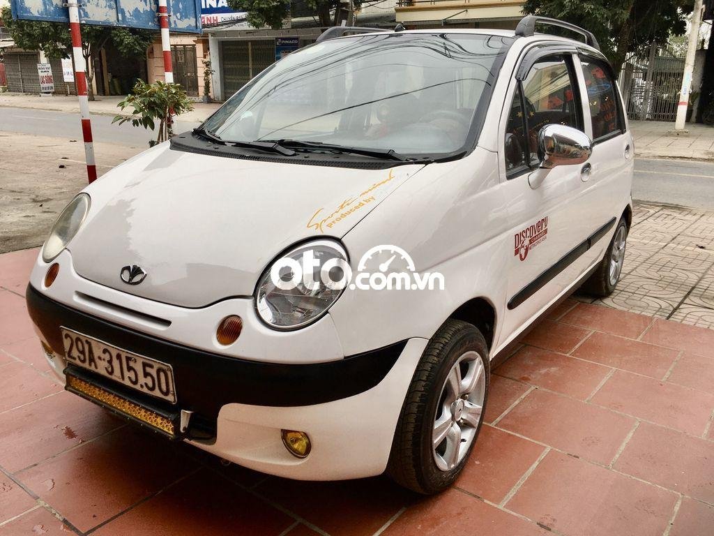 Daewoo Matiz SE 2007 - Cần bán xe Daewoo Matiz SE sản xuất 2007, màu trắng xe gia đình 