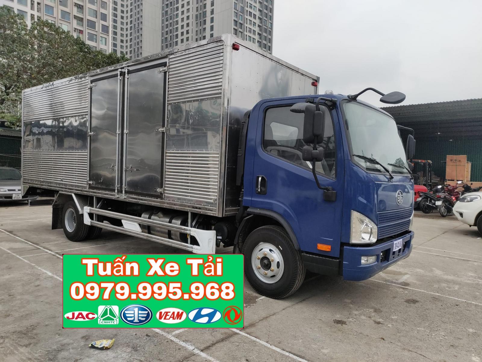 Howo La Dalat 2022 - Xe tải Faw 8 tấn thùng kín 6m25, động cơ Weichai 140PS