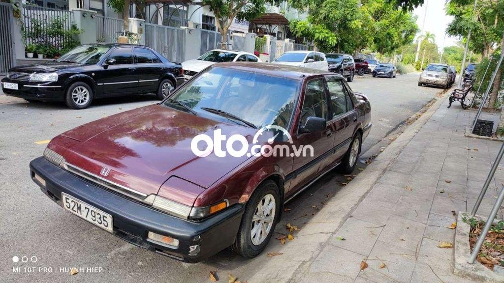 Honda Accord 1989 - Bán Honda Accord 3.0 năm 1989, màu đỏ, nhập khẩu