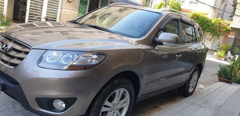 Hyundai Santa Fe MLX 2009 - Cần bán lại xe Hyundai Santa Fe MLX năm sản xuất 2009, màu nâu