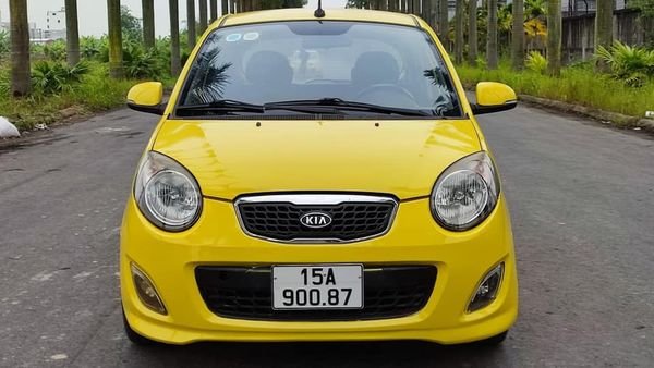 Kia Morning SLX 2008 - Bán Kia Morning SLX sản xuất năm 2008, màu vàng