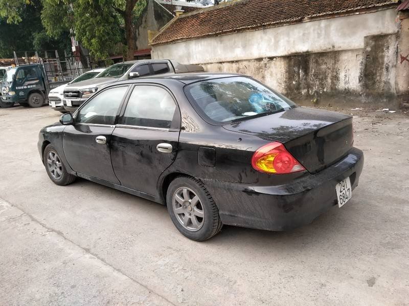 Kia Spectra   2003 - Bán Kia Spectra năm 2003, màu đen, nhập khẩu nguyên chiếc giá cạnh tranh