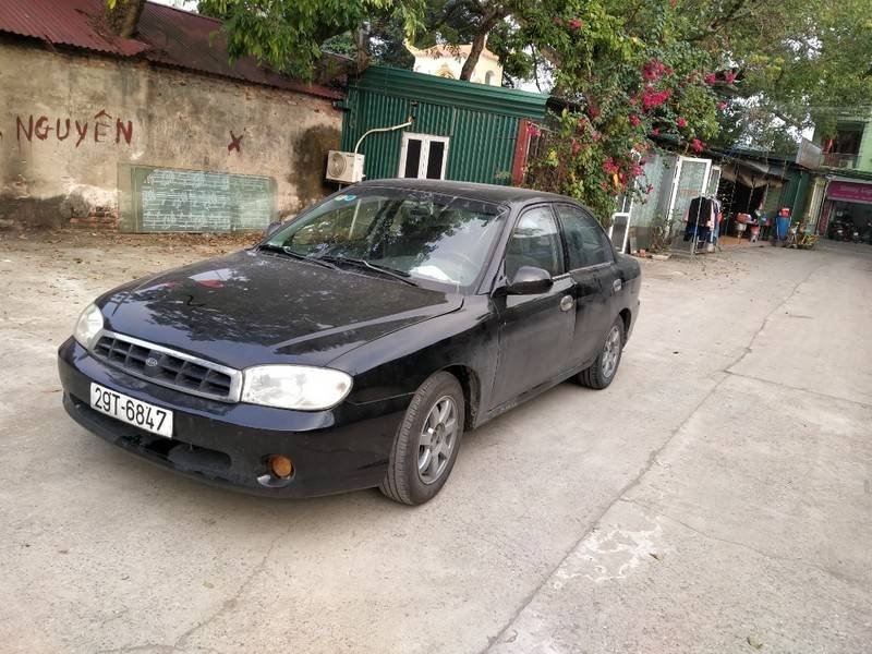 Kia Spectra   2003 - Bán Kia Spectra năm 2003, màu đen, nhập khẩu nguyên chiếc giá cạnh tranh