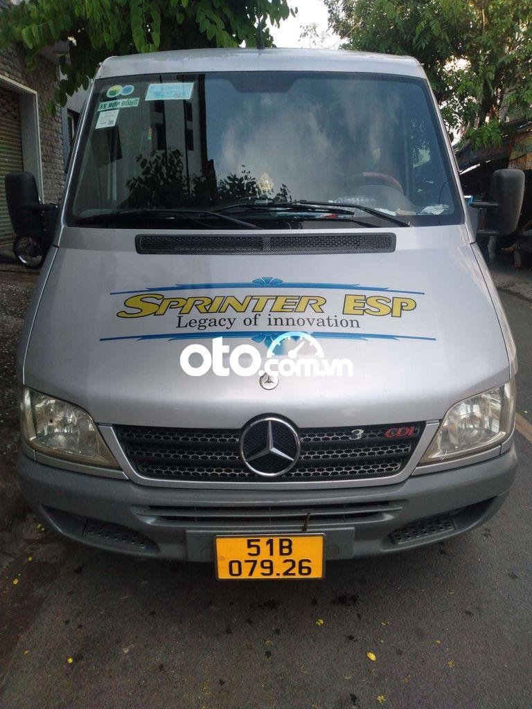 Mercedes-Benz Sprinter  313  2008 - Cần bán lại xe Mercedes Sprinter 313 năm sản xuất 2008, màu bạc, nhập khẩu nguyên chiếc