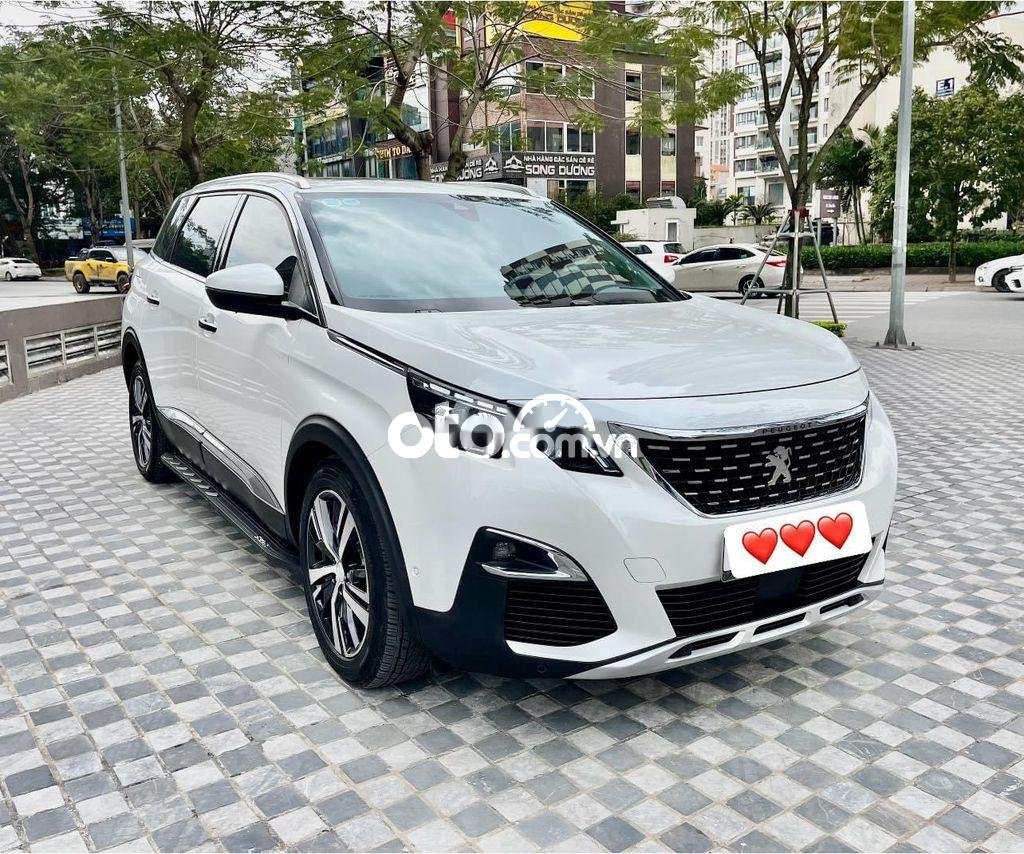 Peugeot 5008    Allure 1.6 AT   2021 - Bán ô tô Peugeot 5008 Allure 1.6 AT năm 2021, màu trắng