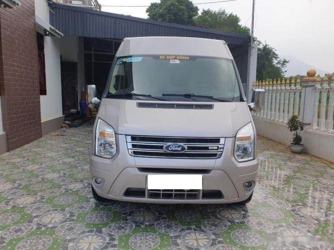 Ford Transit Luxury 2014 - Cần bán Ford Transit Luxury năm sản xuất 2014, màu xám hồng