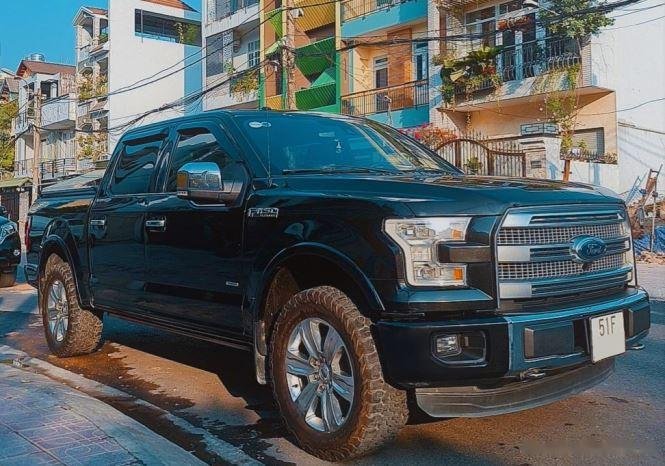 Ford F 150 Platinum 2016 - Bán Ford F 150 Platinum năm 2016, màu đen, xe nhập