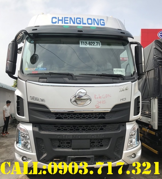 Xe tải 5 tấn - dưới 10 tấn 2021 - Xe tải Chenglong 3 chân mới cầu lết 6x2 thùng dài 9m9