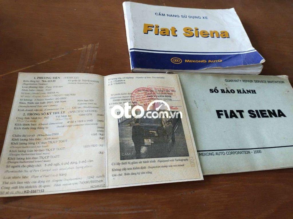 Fiat Siena 2001 - Cần bán gấp Fiat Siena sản xuất 2001, nhập khẩu nguyên chiếc, giá 65tr