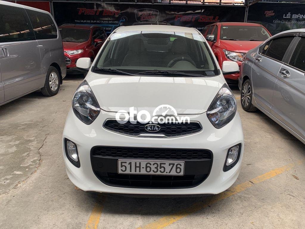 Kia Morning 2020 - Bán Kia Morning Si 1.25 sản xuất 2020, màu trắng số tự động, giá 339tr