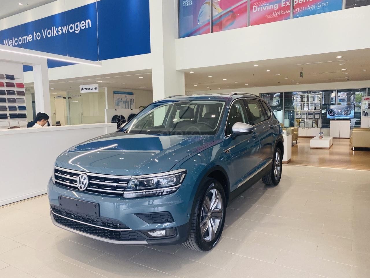 Volkswagen Tiguan 2021 - [Volkswagen Bà Rịa Vũng Tàu ] Tiguan Elegance 2022 màu xanh Petro số lượng hiếm - Phiên bản mới khuyến mãi 100 triệu