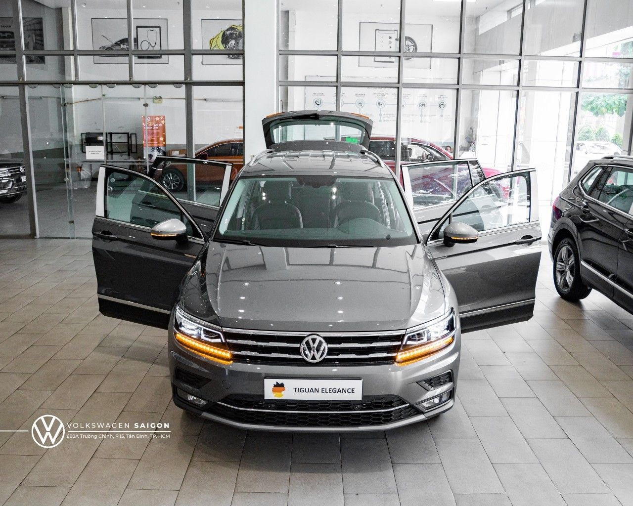 Volkswagen Tiguan 2022 - [Volkswagen Phan Thiết ] Tiguan Elegance màu xám, giảm ngay trước bạ, tặng gói phụ kiện