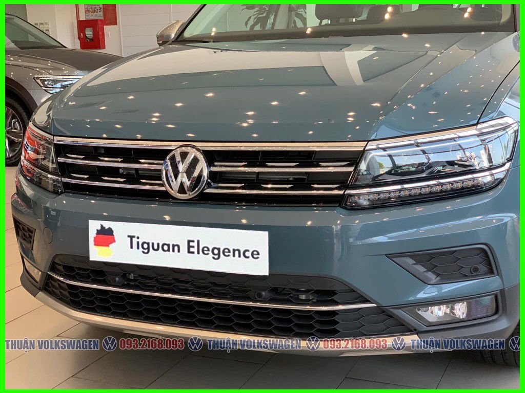 Volkswagen Tiguan 2021 - [Volkswagen Bà Rịa Vũng Tàu ] Tiguan Elegance 2022 màu xanh Petro số lượng hiếm - Phiên bản mới khuyến mãi 100 triệu