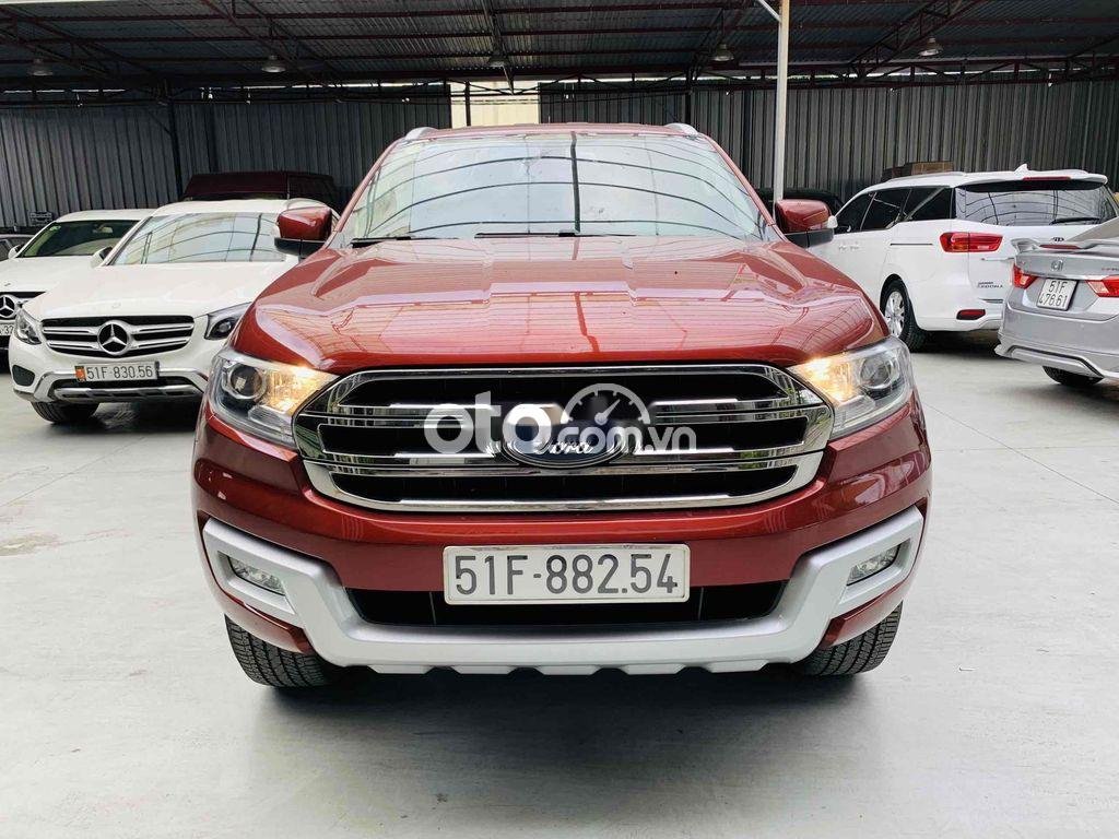 Ford Everest   Trend  2017 - Cần bán xe Ford Everest Trend năm 2017, màu đỏ, xe nhập