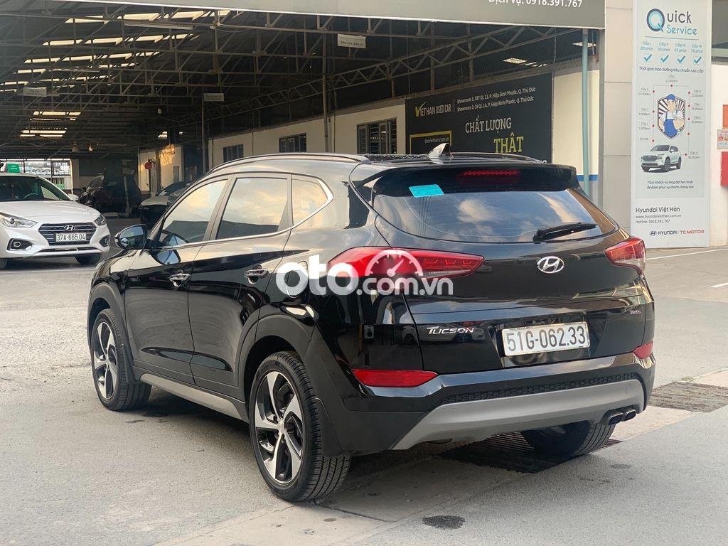 Hyundai Tucson 2018 - Bán Hyundai Tucson 1.6AT Turbo năm 2018, màu đen, cam kết xe chất lượng