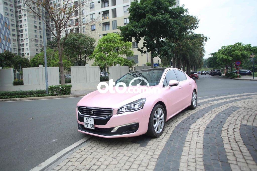 Peugeot 508 2015 - Xe Peugeot 508 1.6L AT Turbo sản xuất 2015, màu hồng, nhập khẩu nguyên chiếc