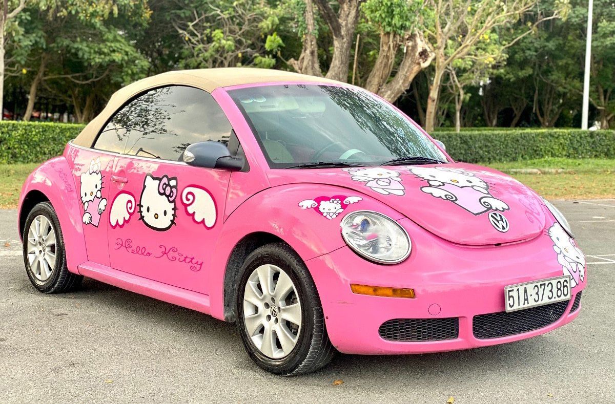 Volkswagen Beetle 2009 - Bán Volkswagen Beetle năm 2009, màu hồng, nhập khẩu nguyên chiếc số tự động