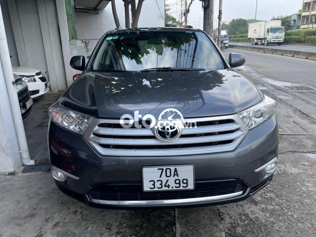 Toyota Highlander 2011 - Cần bán Toyota Highlander sản xuất 2011, màu xám, nhập khẩu