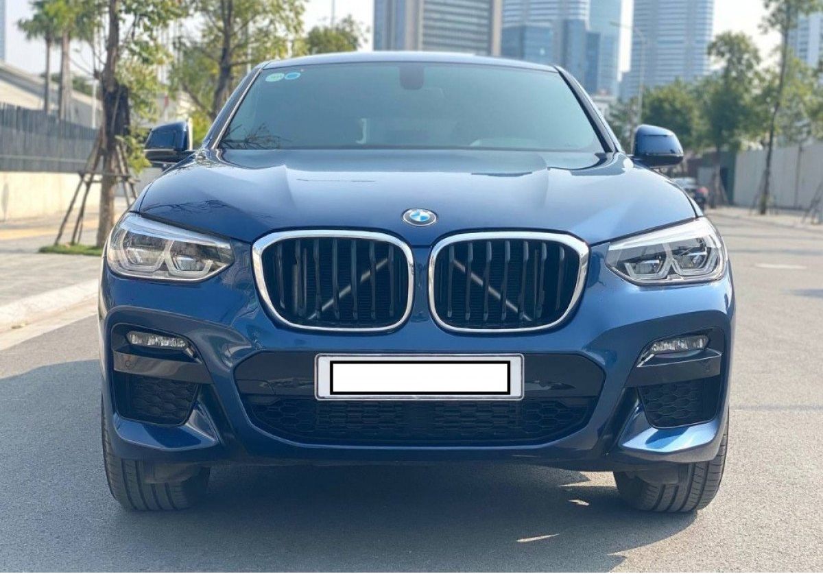 BMW X4   M-Sport  2021 - Bán BMW X4 xDriver20i M-Sport năm 2021, màu xanh lam, nhập khẩu