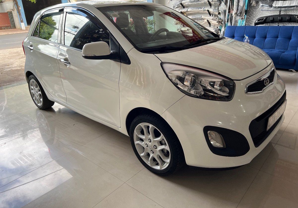 Kia Picanto 2013 - Xe Kia Picanto 1.0AT năm 2013, màu trắng, số tự động