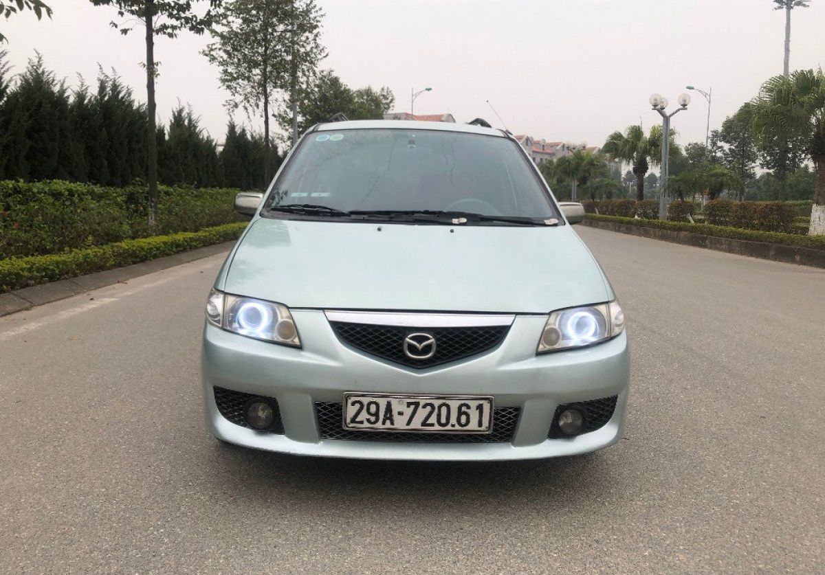 Mazda Premacy 1.8AT  2003 - Bán xe Mazda Premacy 1.8AT sản xuất năm 2003, màu xanh, giá tốt