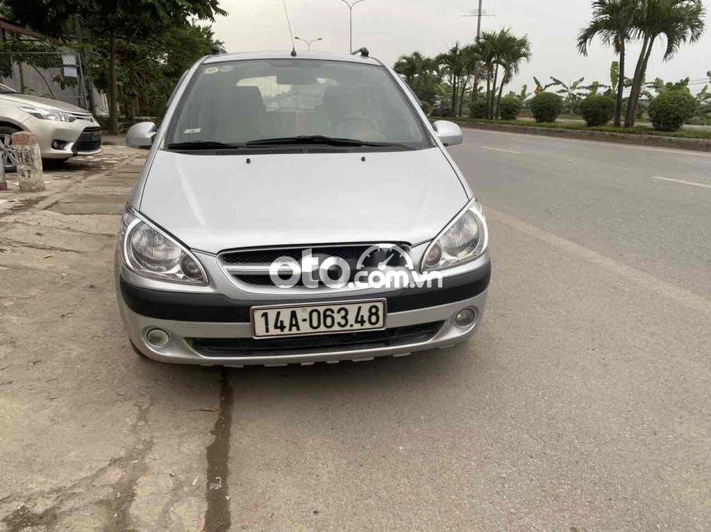 Hyundai Getz 2008 - Bán Hyundai Getz 1.1MT sản xuất năm 2008, màu bạc, nhập khẩu