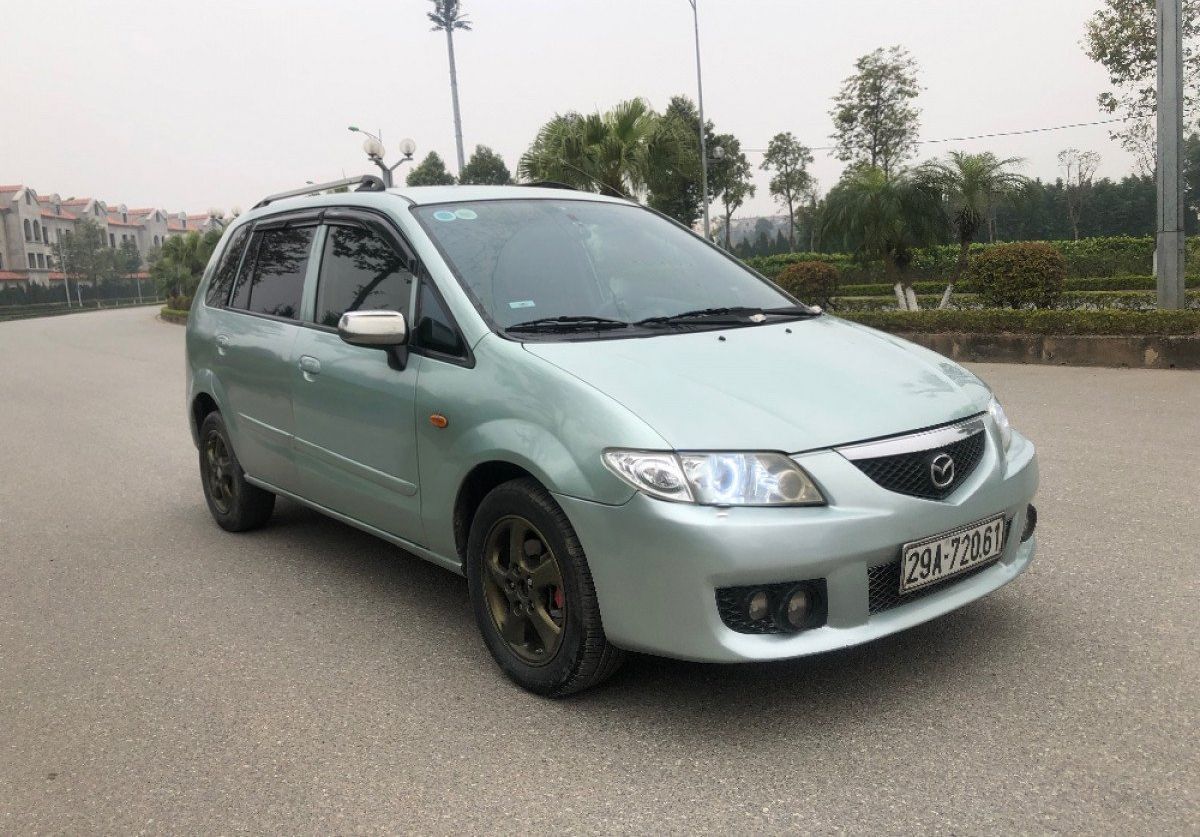 Mazda Premacy 1.8AT  2003 - Bán xe Mazda Premacy 1.8AT sản xuất năm 2003, màu xanh, giá tốt