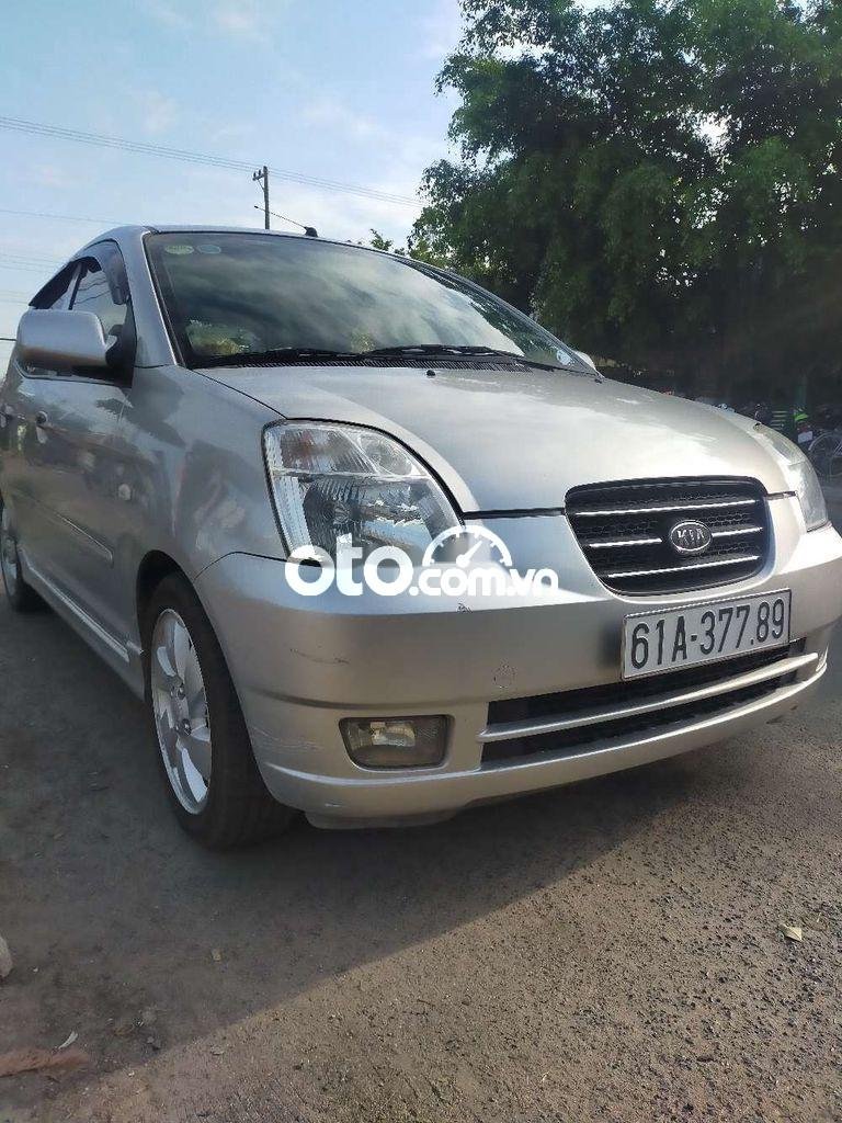 Kia Morning 2008 - Cần bán lại xe Kia Morning năm sản xuất 2008, màu bạc, nhập khẩu nguyên chiếc 