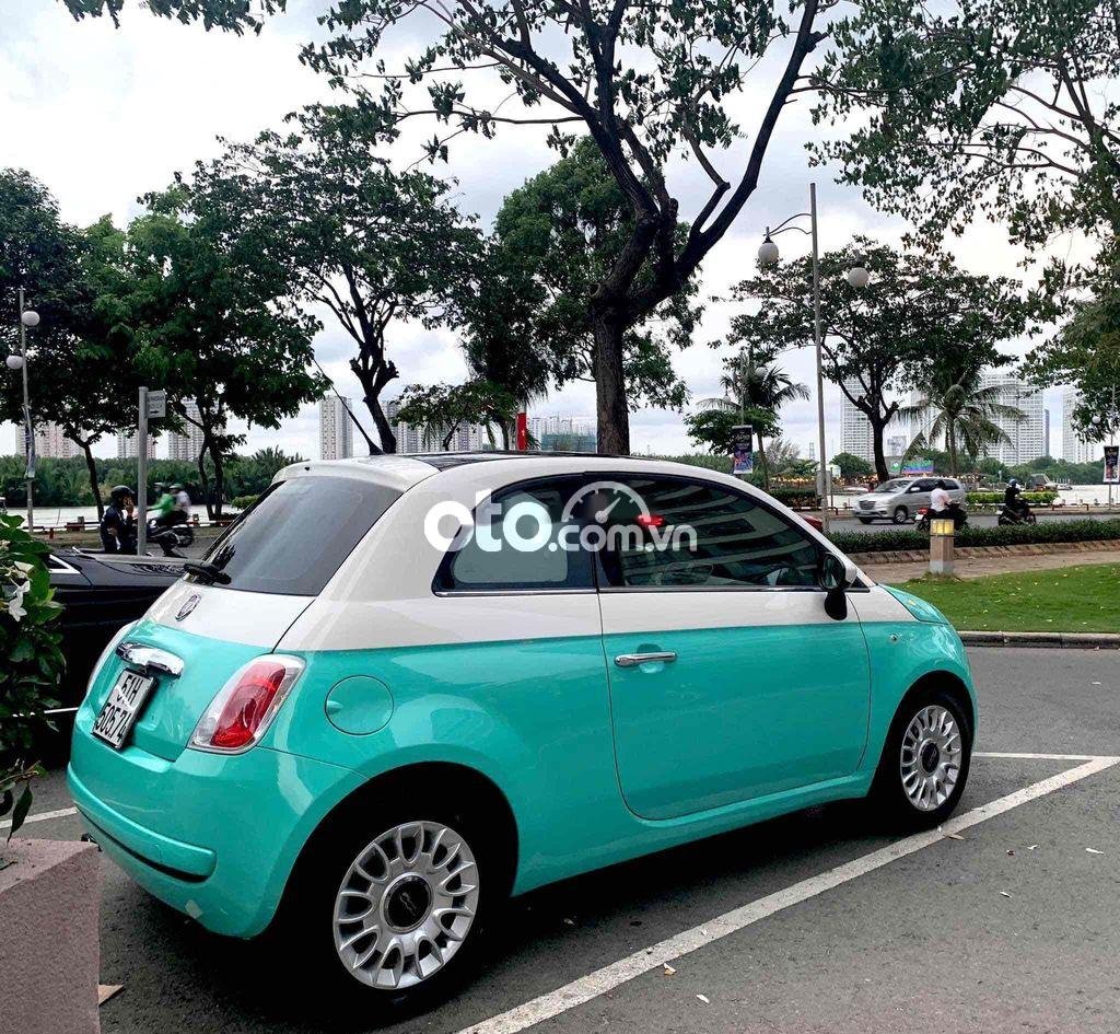 Fiat 500 2009 - Cần bán xe Fiat 500 sản xuất năm 2009, màu xanh lam, nhập khẩu nguyên chiếc chính chủ