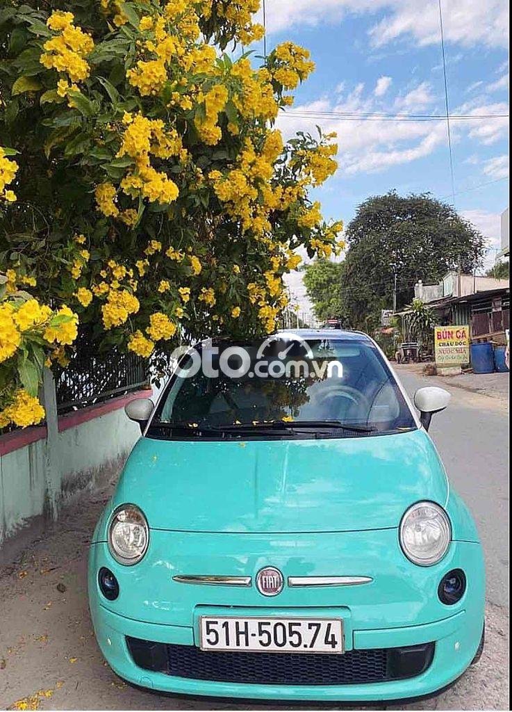 Fiat 500 2009 - Cần bán xe Fiat 500 sản xuất năm 2009, màu xanh lam, nhập khẩu nguyên chiếc chính chủ