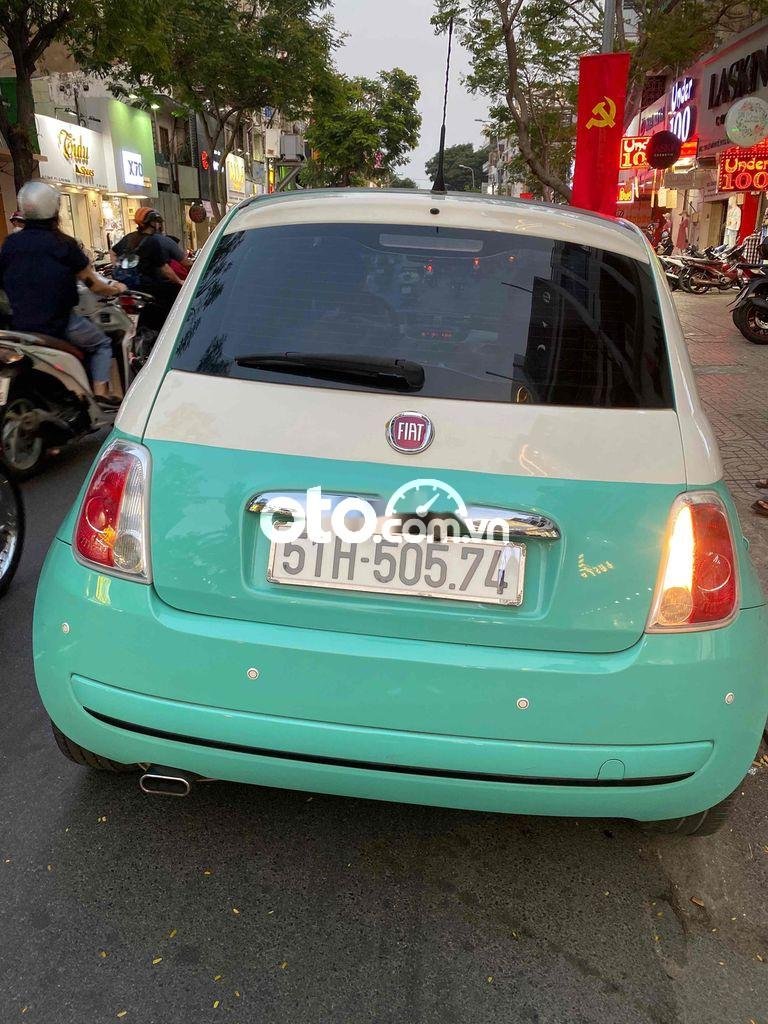 Fiat 500 2009 - Cần bán xe Fiat 500 sản xuất năm 2009, màu xanh lam, nhập khẩu nguyên chiếc chính chủ