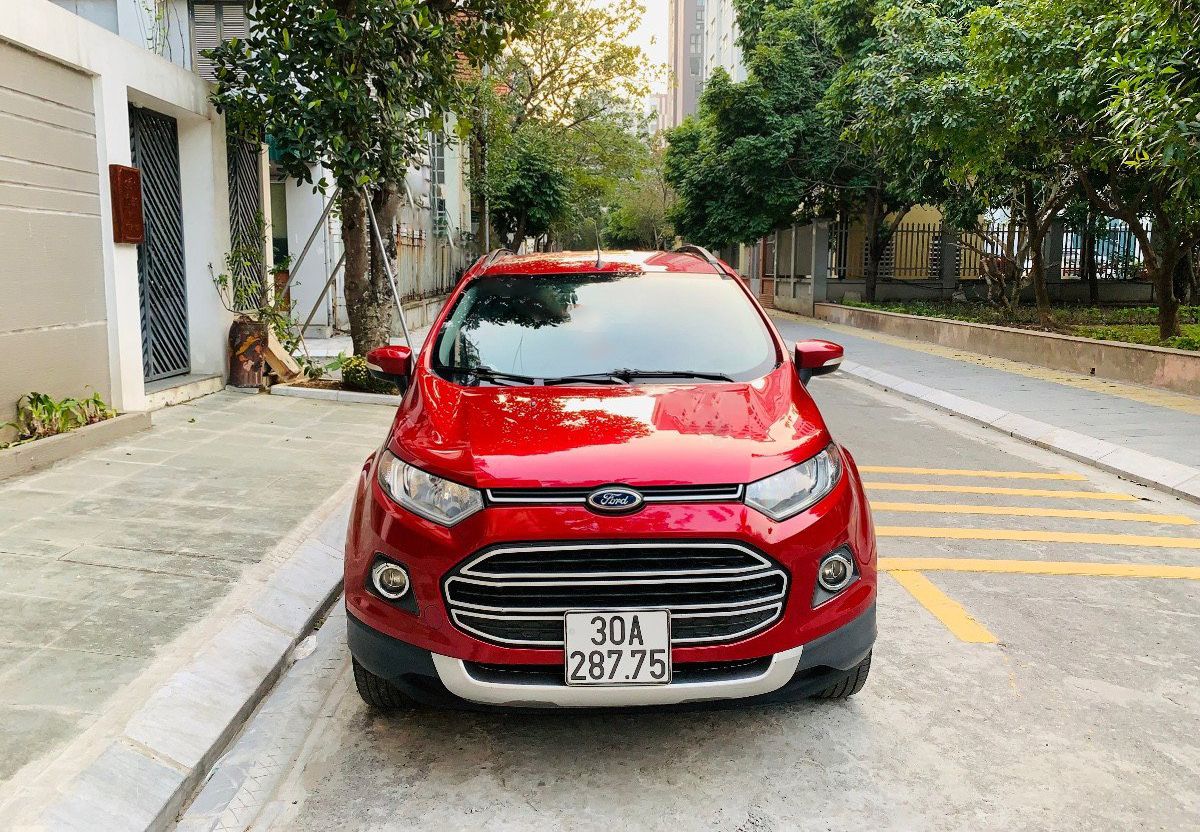 Ford EcoSport 2014 - Cần bán gấp Ford EcoSport Trend 1.5L sản xuất năm 2014, màu đỏ, 365tr