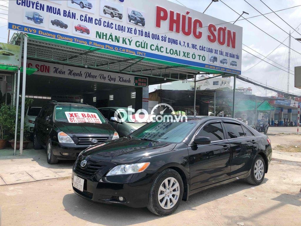 Toyota Camry 2007 - Cần bán lại xe Toyota Camry 2.4 LE sản xuất năm 2007, màu đen, giá 425tr