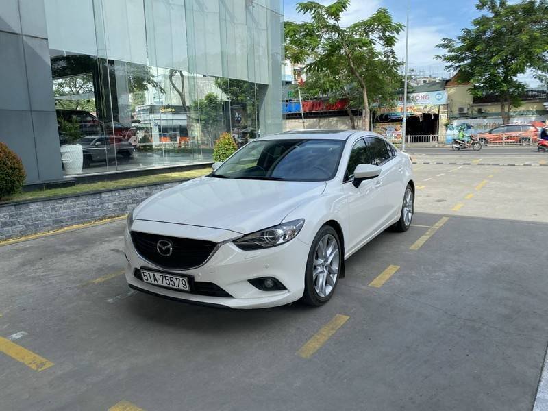 Mazda 6 2014 - Bán Mazda 6 2.5 sản xuất 2014, màu trắng, giá tốt