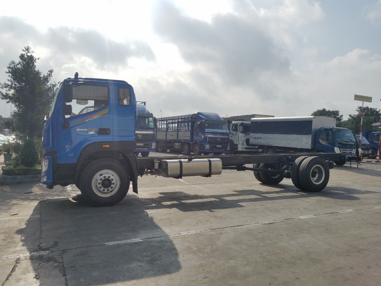 Xe tải 1250kg 2022 - Bán xe tải Chassi Auman C160 9.1 tấn đời 2022