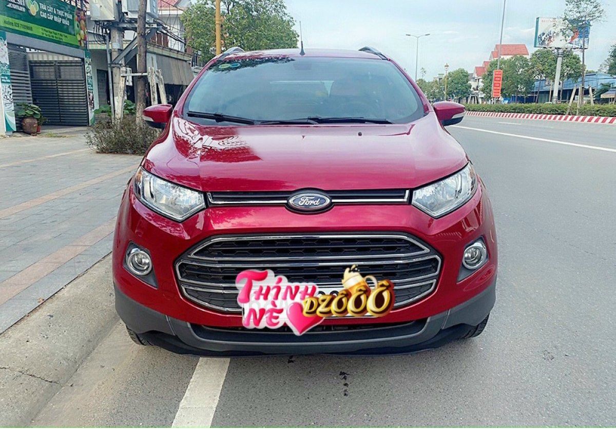 Ford EcoSport 2015 - Bán Ford EcoSport 1.5AT Titanium sản xuất năm 2015, màu đỏ số tự động