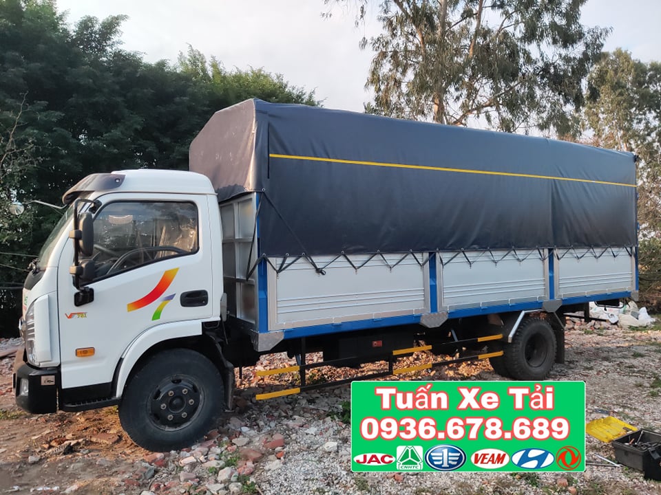Hãng khác 2017 - Bán xe tải Veam VT751 tải trọng 7.1 tấn thùng 6m, động cơ cầu số Hyundai